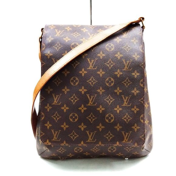 100% Authentic Louis Vuitton Musette Brown Monogram Shoulder Bag - Picture 1 of 9